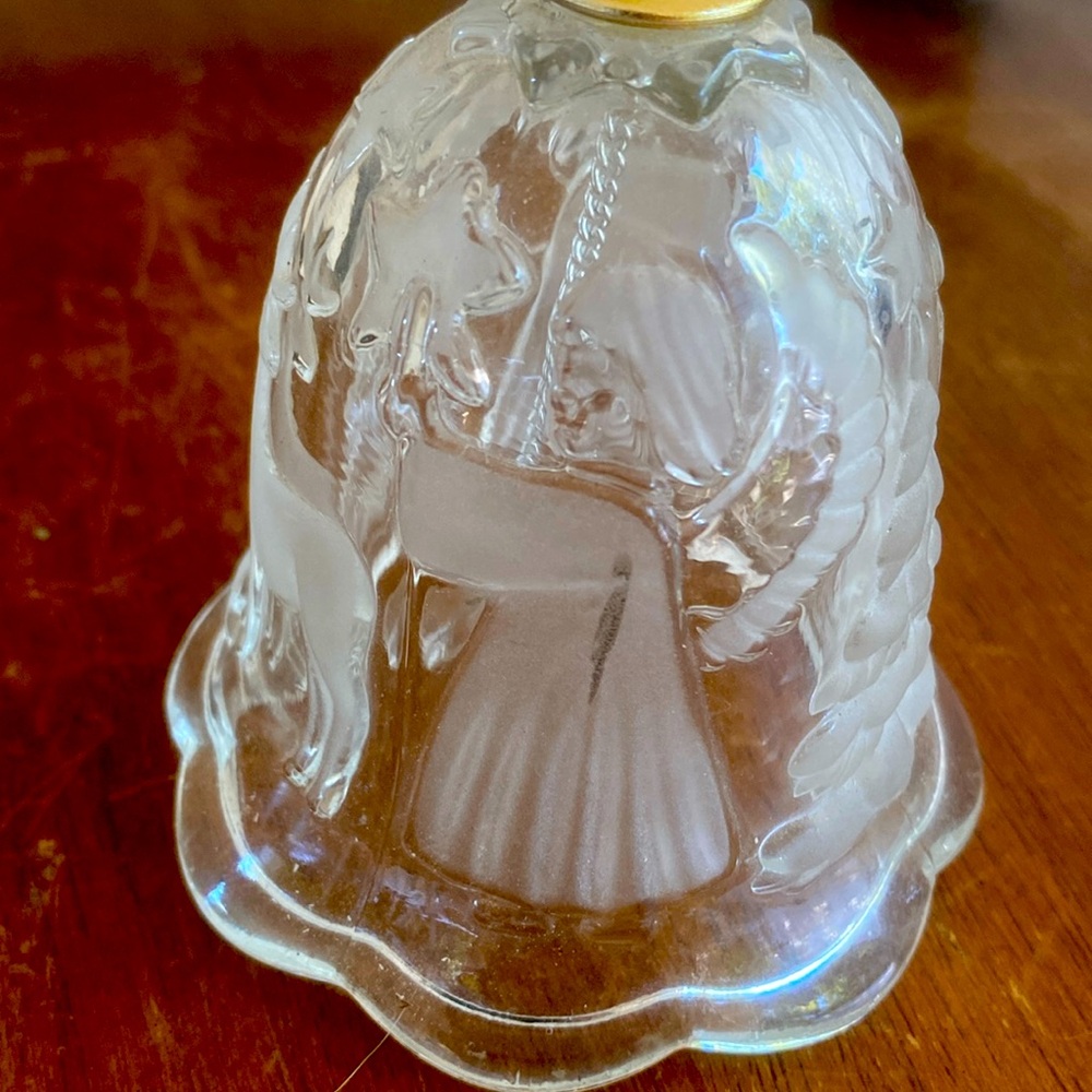 Vintage glass bell.